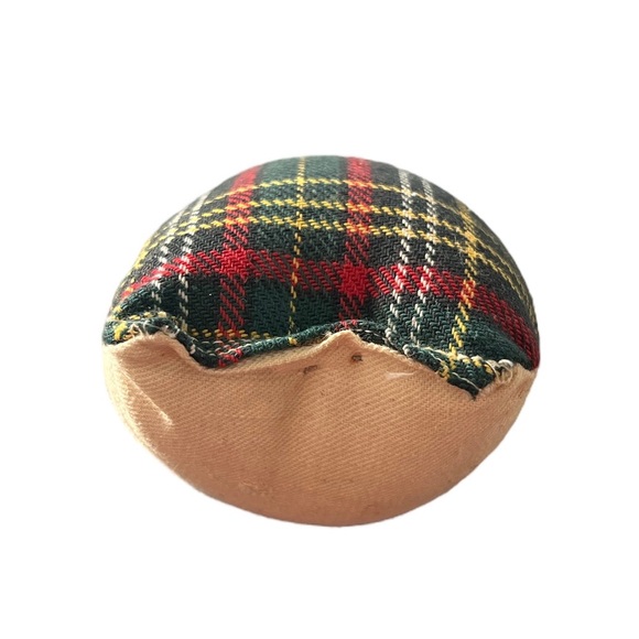 Authentic SINGER Sewing Plaid Pin Cushion Sleeve Mender Seamstress Accessory 12" - Picture 5 of 9
